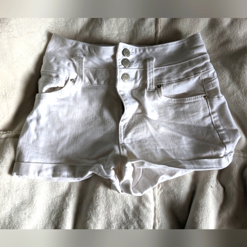Ibiza High Rise Jean Shorts